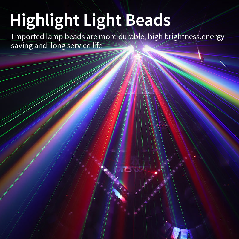 12x10W RGBW DMX Beam Laser LED Moving Head Effect Light For Bar dj club Disco