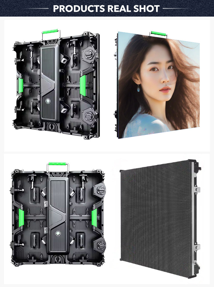 Indoor Portable Rental Small 500x500mm Pixel Pitch P1.95 P2.6 P2.84 P2.97 P3.91 P4.81 LED Stage Screen Display