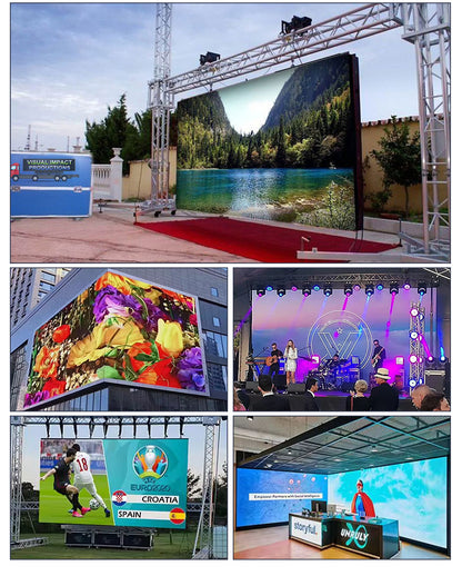 Indoor Portable Rental Small 500x500mm Pixel Pitch P1.95 P2.6 P2.84 P2.97 P3.91 P4.81 LED Stage Screen Display