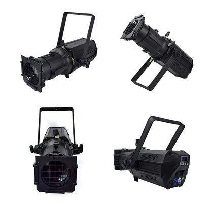 200W Fresnel DMX Zoom Cob LED Image Ellipsoidal Profile Spot Leko Light for Wedding