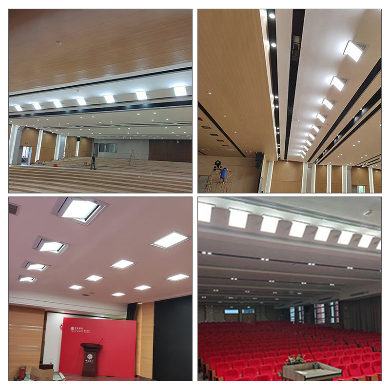 200W Color Temperature Adjustable Embedded Electronic Television LED Panel Light for Studio Meeting Room