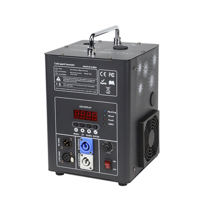 750W DMX Wireless Remote Control Sparkler Cold Spark Machine