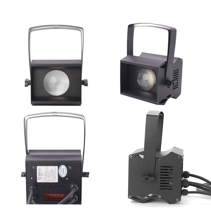 Industry Wholesale Price 100 W Mini 100W Dmx 512 COB LED Par Can Light For Stage Theater Ballroom Wedding