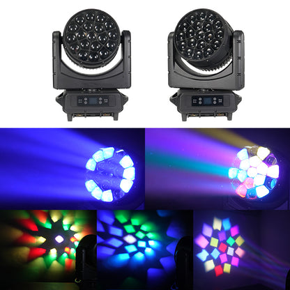 Waterproof IP65 Outdoor DMX 19*40W RGBW 4 In 1 Zoom LED Wash Moving Head Light