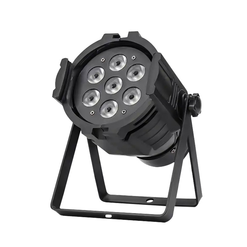 dj Light 7*10W DMX 512 RGBW 4in1 LED Par Can Light for Wedding Disco Stage