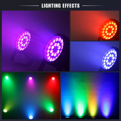 24x10W RGBW 4in1 DMX LED Par Light for Wedding Stage Party Bar Show