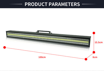 720pcs RGBW DMX512 Flashing Wall Wash LED Bar Strip Strobe Light