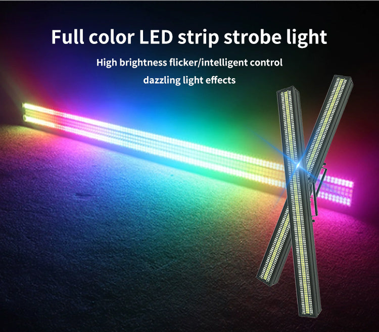 720pcs RGBW DMX512 Flashing Wall Wash LED Bar Strip Strobe Light