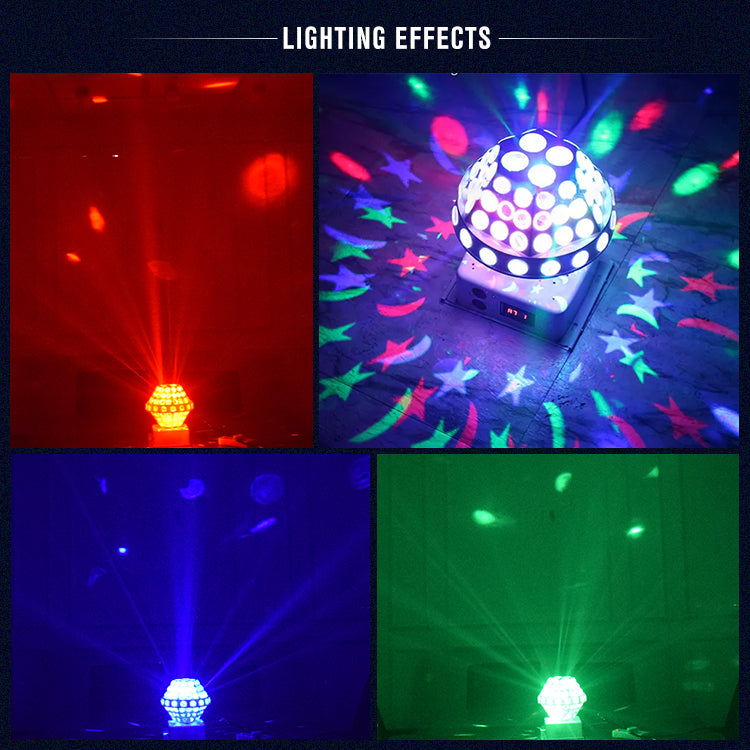 Beam Projector Colorful Rotating Led Magic Ball Light