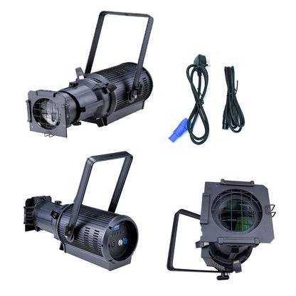 300W Fresnel DMX Zoom Cob LED Image Ellipsoidal Profile Spot Leko Light for Wedding