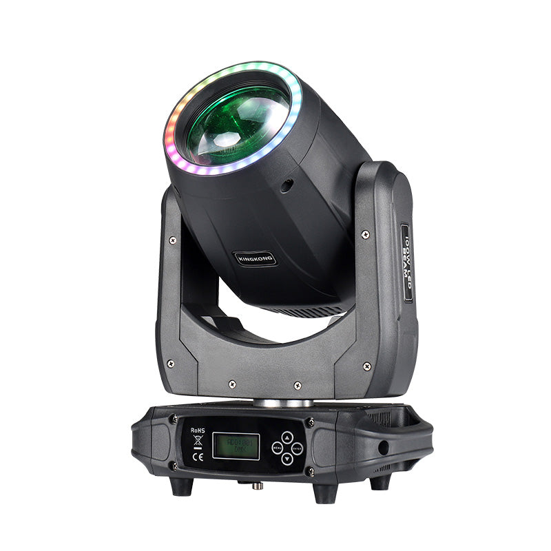 Activated dj Disco Stage Light 150W DMX 150 Watt Moving Head LED Beam Lights with Halo Ring Aperture