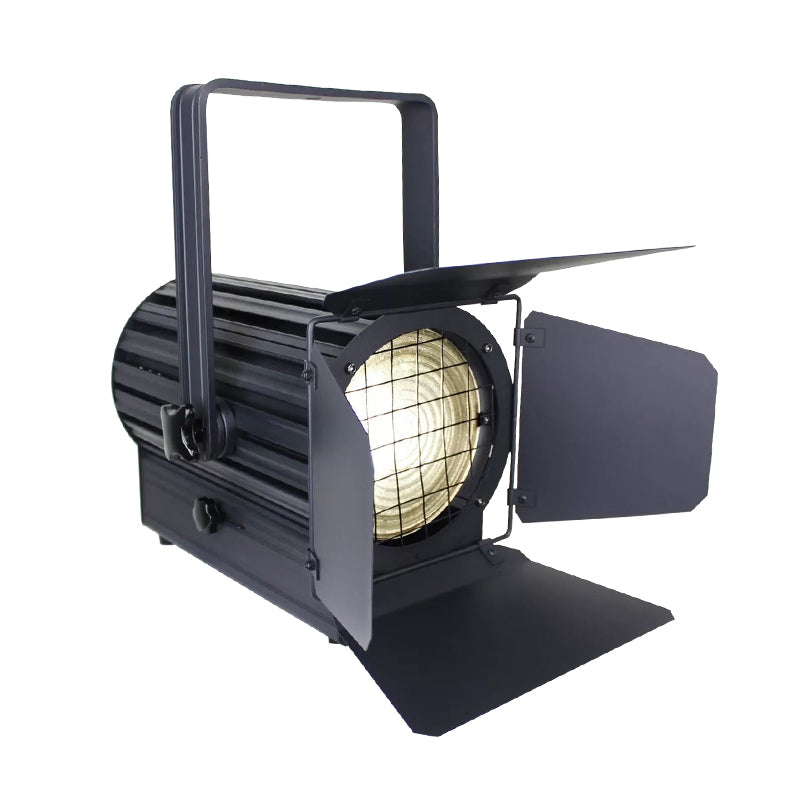 Spotlight Fresnel 200w Warm Cool White Cob LED Spot Light for Theatre Television Studio