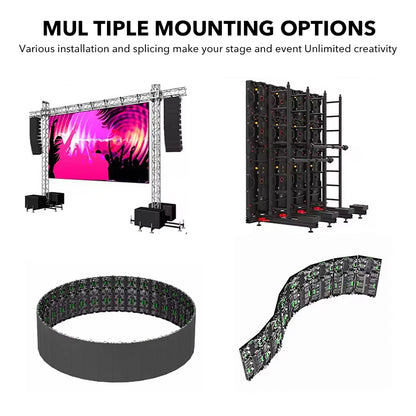 Indoor Portable Rental Small 500x500mm Pixel Pitch P1.95 P2.6 P2.84 P2.97 P3.91 P4.81 LED Stage Screen Display