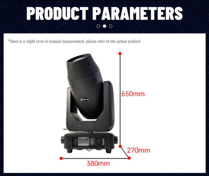 400W DMX512 3in1 CMY CTO LED Beam Wash Spot Moving Head Light