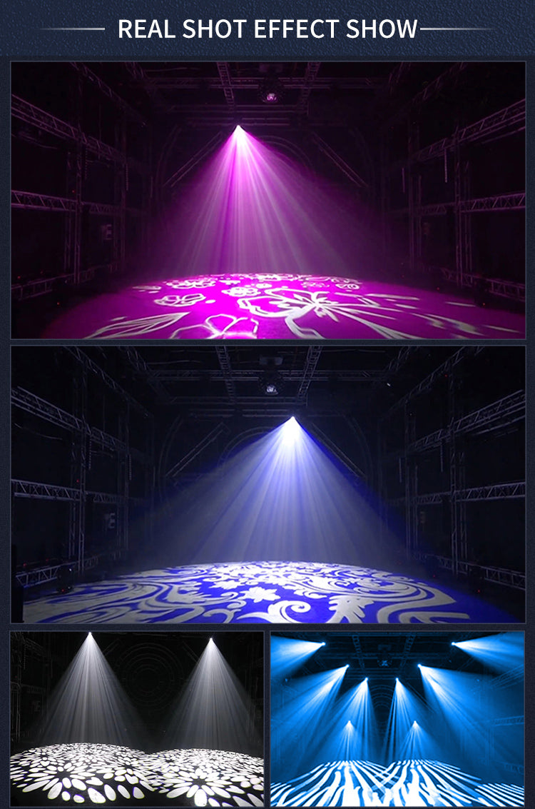 400W DMX512 3in1 CMY CTO LED Beam Wash Spot Moving Head Light